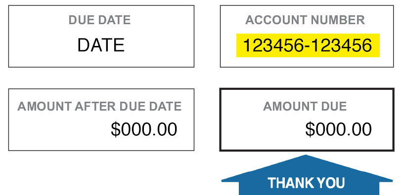 How to locate your account number