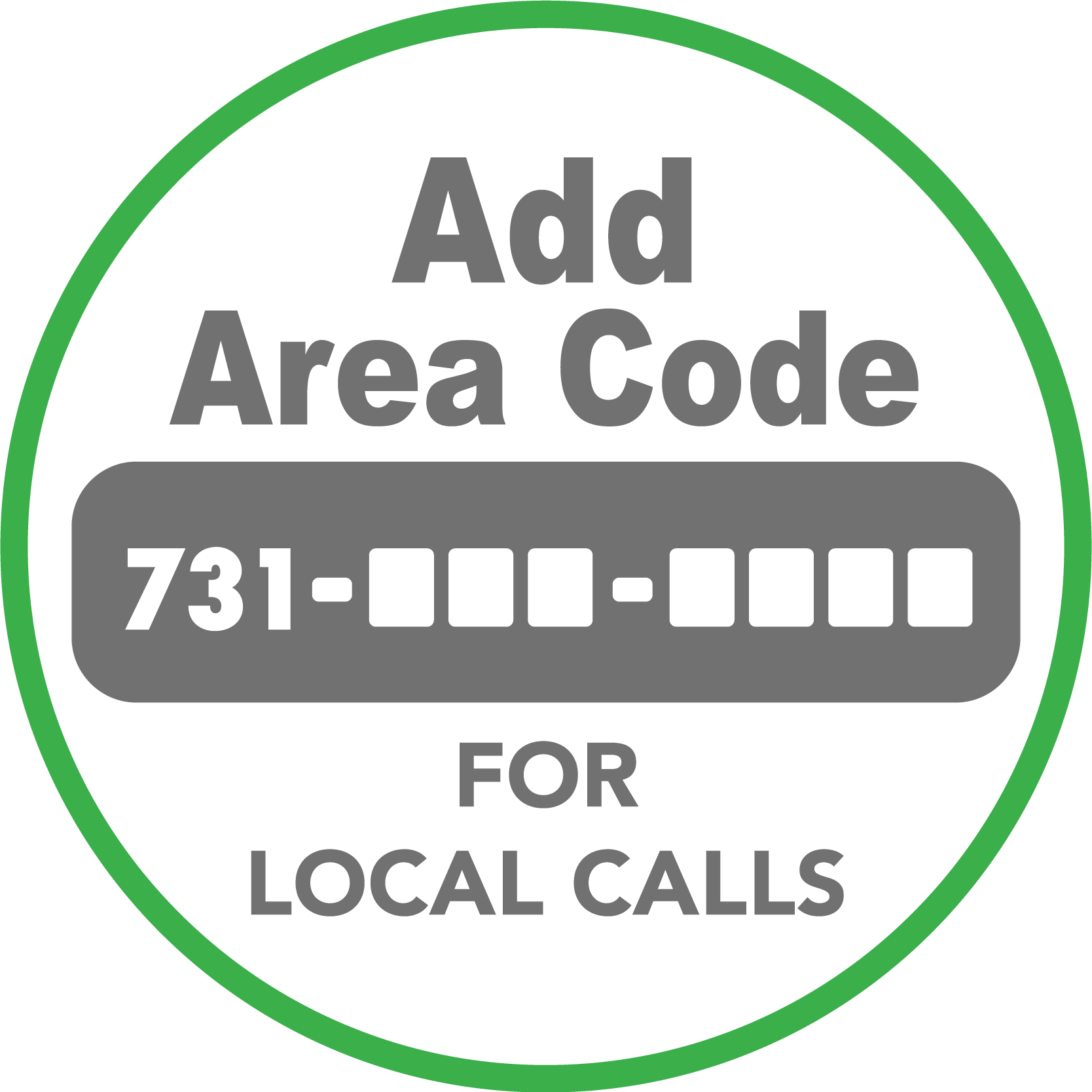 Icon Image | 10-Digit Dialing